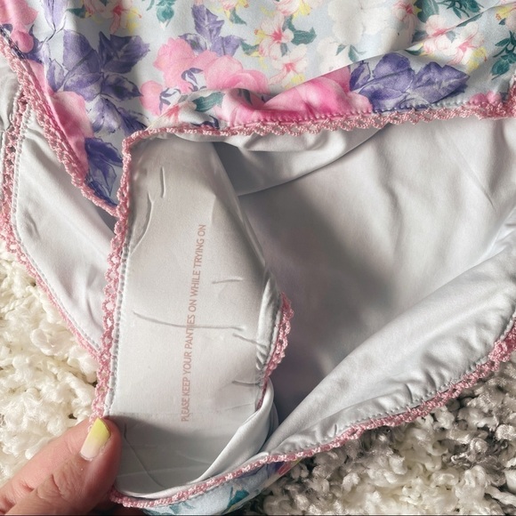 LoveShackFancy NWT Mikkel One Piece PRIMROSE PINKBERRY Swimsuit Size Large - Picture 14 of 16